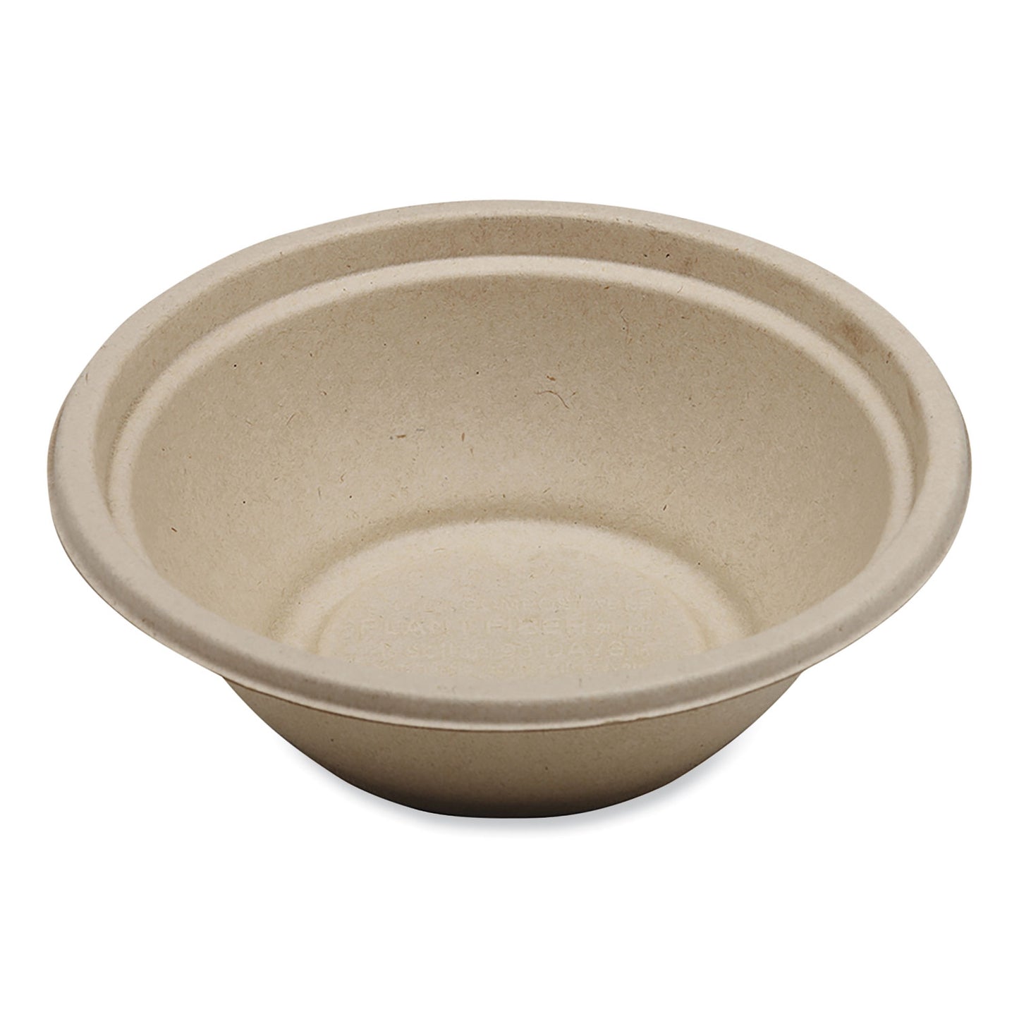 World Centric Fiber Bowls, 24 oz, 7.4 x 7.4 x 2.3, Natural, Paper, 500/Carton (BOSCU24LFP)