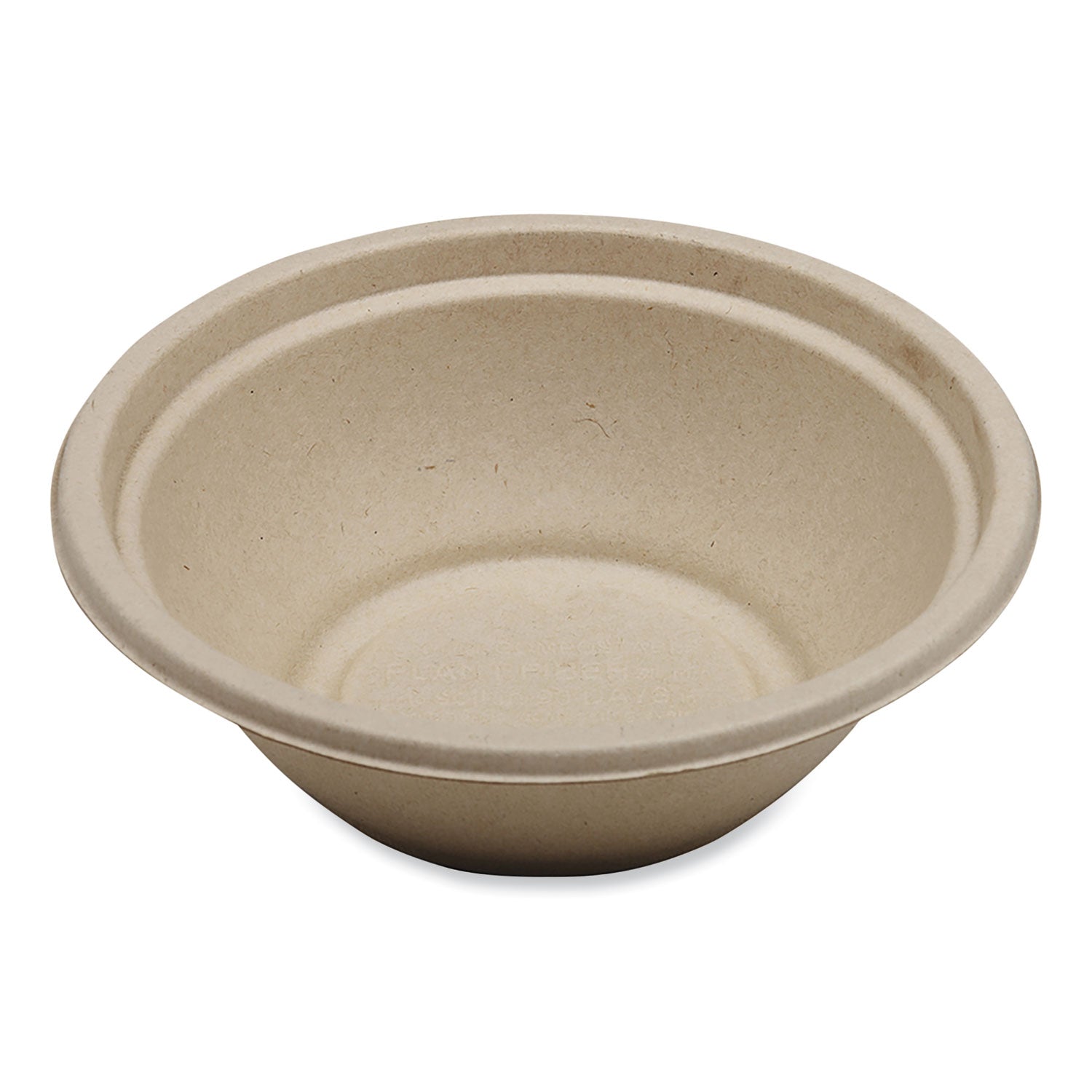 World Centric Fiber Bowls, 24 oz, 7.4 x 7.4 x 2.3, Natural, Paper, 500/Carton (BOSCU24LFP)