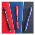 Paper Mate Profile Ballpoint Pen, Retractable, Medium 1 mm, Red Ink, Translucent Red Barrel, Dozen (2095454)