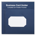 Universal Two-Pocket Plastic Folders, 100-Sheet Capacity, 11 x 8.5, Navy Blue, 10/Pack (20541)