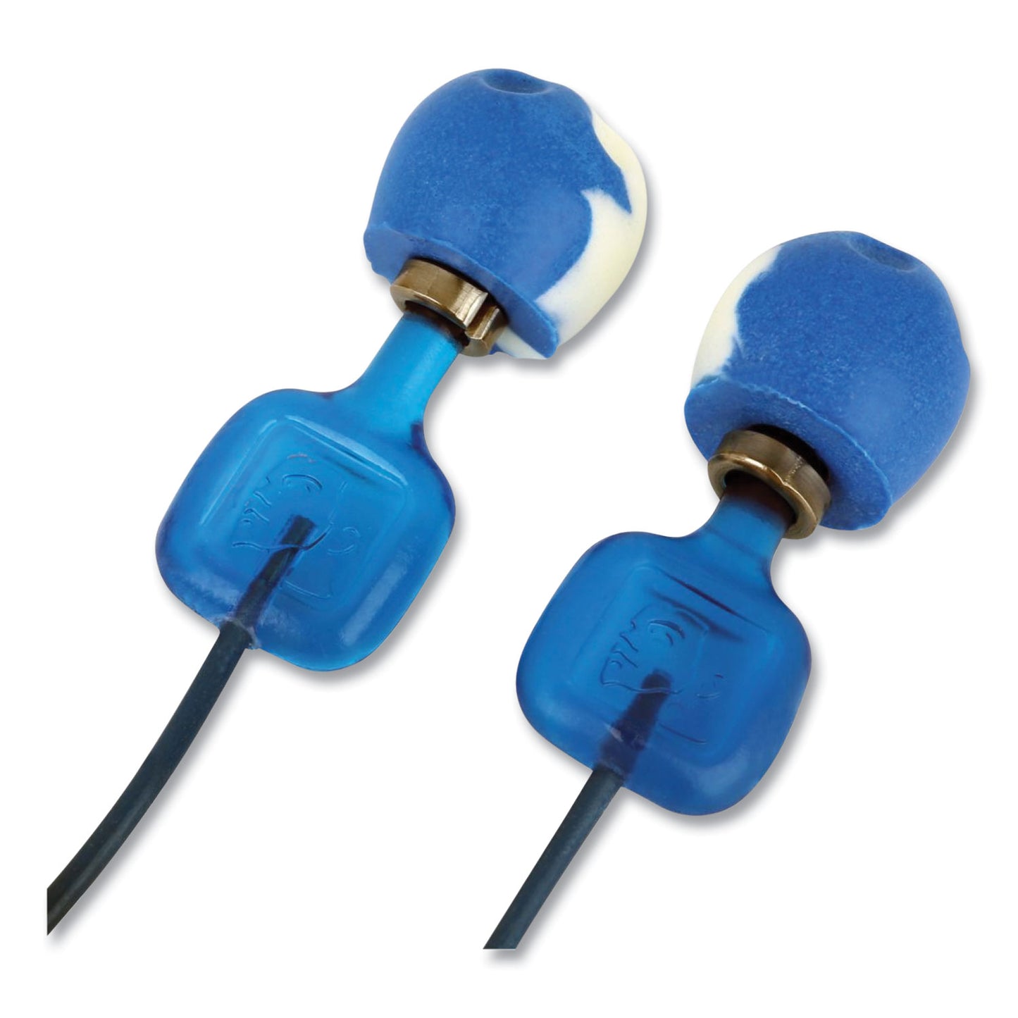 Howard Leight TrustFit Trak Detectable Reusable Corded Foam Earplugs, One Size Fits Most, 29 dB NRR, Blue, 1,000/Carton (TFTPOD30)