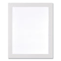 Deflecto Self Adhesive Sign Holders, 11 x 17, Clear with White Border, 2/Pack (68886W)