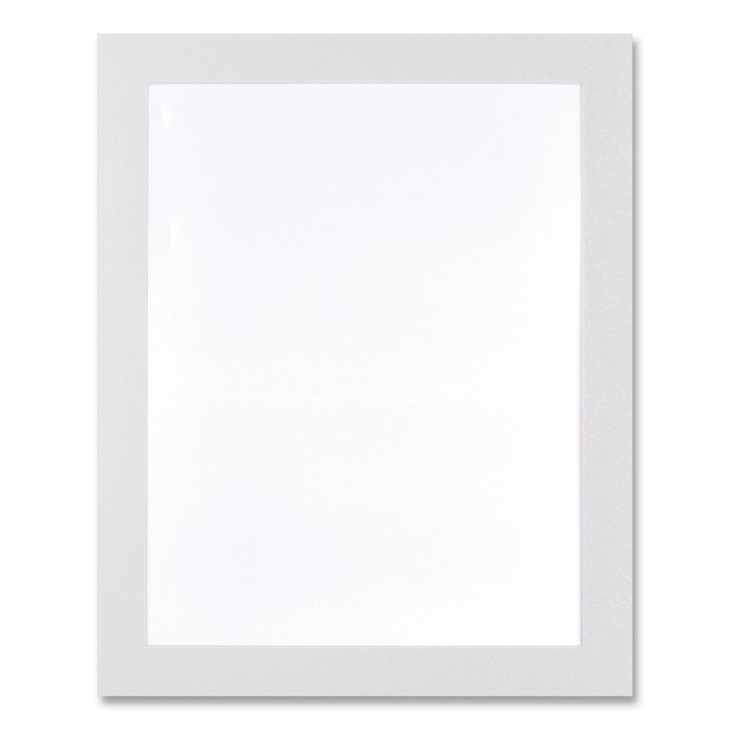 Deflecto Self Adhesive Sign Holders, 11 x 17, Clear with White Border, 2/Pack (68886W)