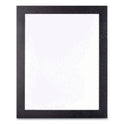 Deflecto Self Adhesive Sign Holders, 11 x 17 Insert, Clear with Black Border, 2/Pack (68886B)