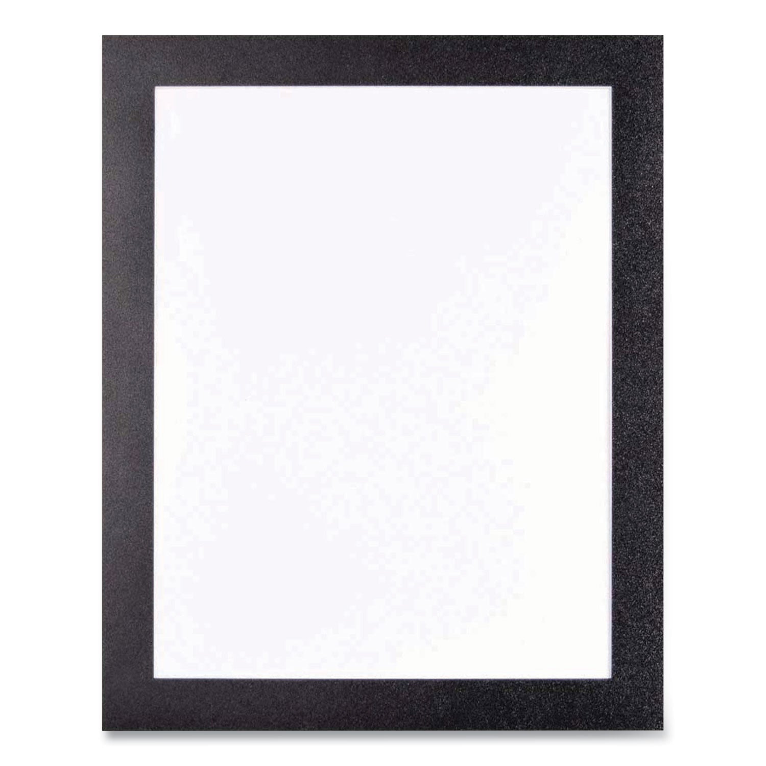 Deflecto Self Adhesive Sign Holders, 11 x 17 Insert, Clear with Black Border, 2/Pack (68886B)