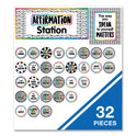 Carson-Dellosa Motivational Bulletin Board Sets, Affirmation Station, 13.8" x 16", Multicolor, 32/Set (110569)