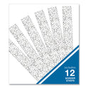 Carson-Dellosa Straight Borders, Dotted, 3" x 3 ft, Black/White, 12/Pack (108495)
