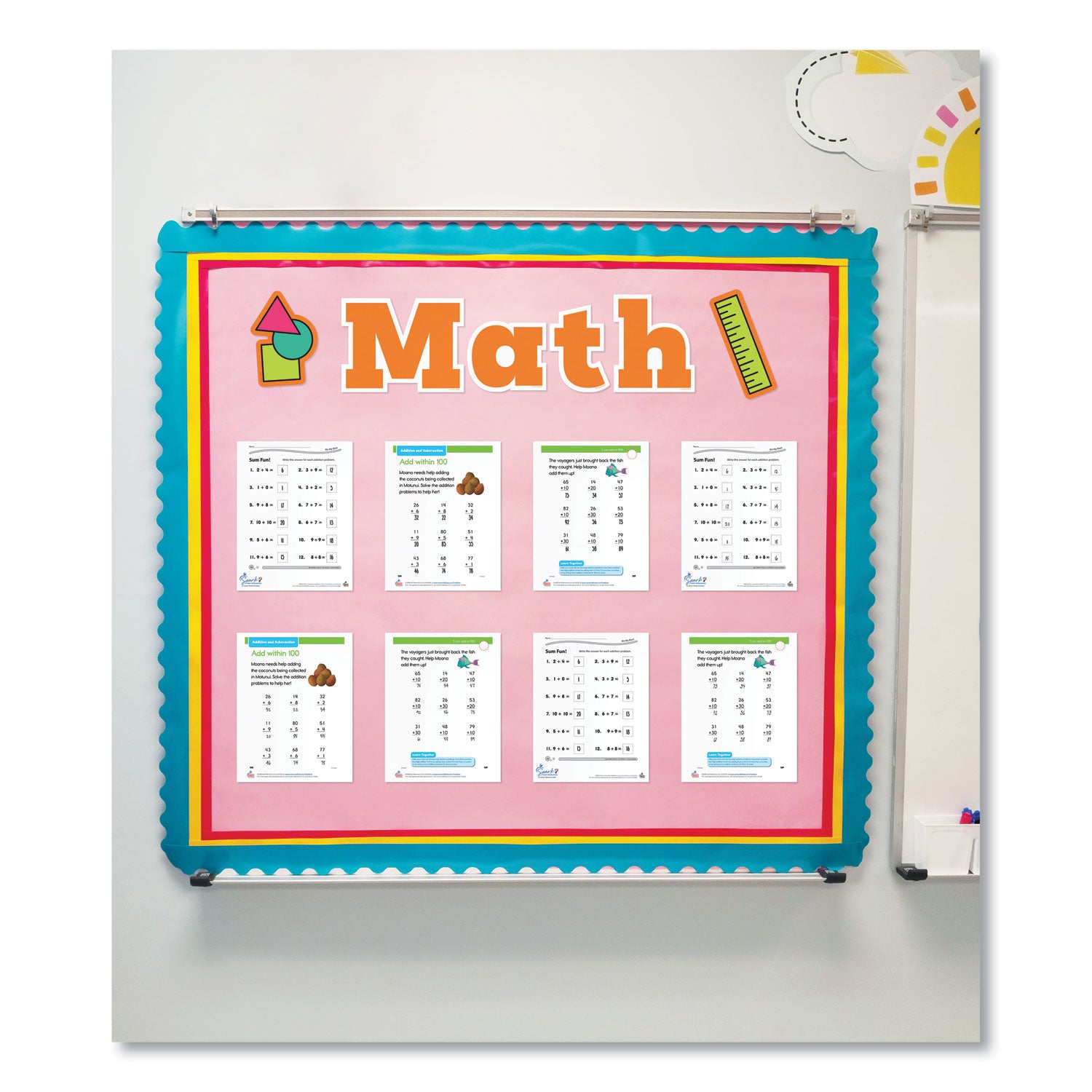 Carson-Dellosa Wall Signs for Core Subjects, Core Subjects, Assorted Sizes, Multicolor, 37/Set (110570)