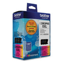 Brother LC20E3PKS Super High-Yield Ink, 1,200 Page-Yield, Cyan/Magenta/Yellow, 3/Pack