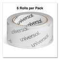 Universal Moving and Storage Packing Tape, 3" Core, 1.88" x 54.6 yd, Clear, 6/Pack (33102)