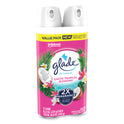 Glade Air Freshener, Tropical Blossoms Scent, 8.3 oz, 2/Pack, 3 Packs/Carton (346580)