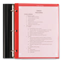 Five Star Two-Pocket Portfolio Clear View, 11" x 8.5", Randomly Assorted (33452)