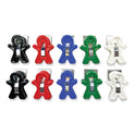 The Pencil Grip Magnet Man, Assorted Colors, 10/Pack (13210)
