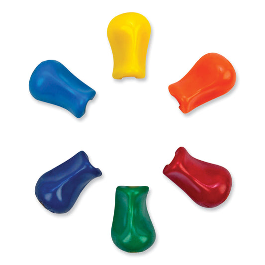 The Pencil Grip Original Grip, 2.1" Long, Assorted Colors, 6/Pack (11106)