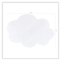 Pacon Self Stick Dry Erase Clouds, 7 x 10, White Surface, 10/Pack (9014)