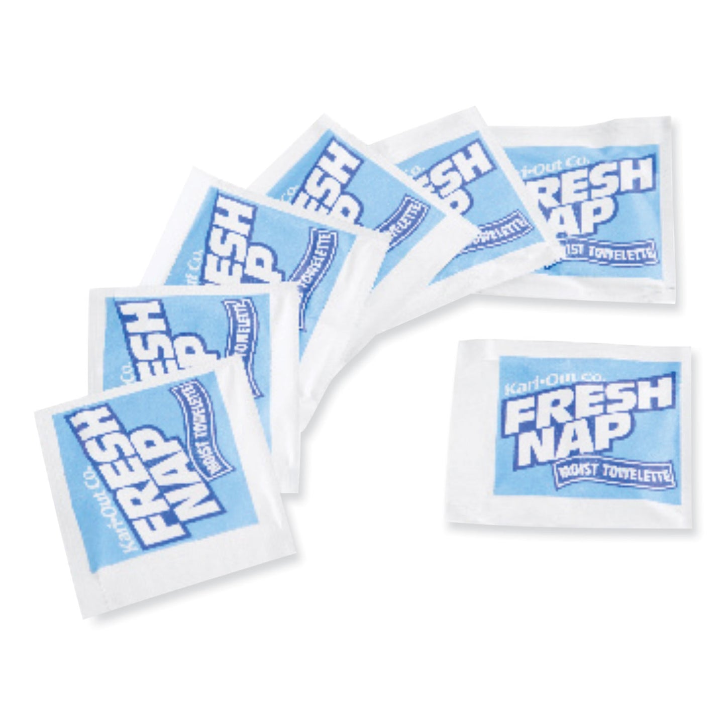 Kari-Out Fresh Nap Moist Towelettes, Individually Wrapped, 7 x 5, Citrus Scent, 1,000/Carton (6700305)