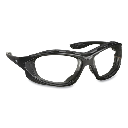 Uvex Seismic Sealed Eyewear, Black Polycarbonate Frame, Clear Polycarbonate Lens (S0600HS)