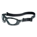 Uvex Seismic Sealed Eyewear, Black Polycarbonate Frame, Clear Polycarbonate Lens (S0600HS)