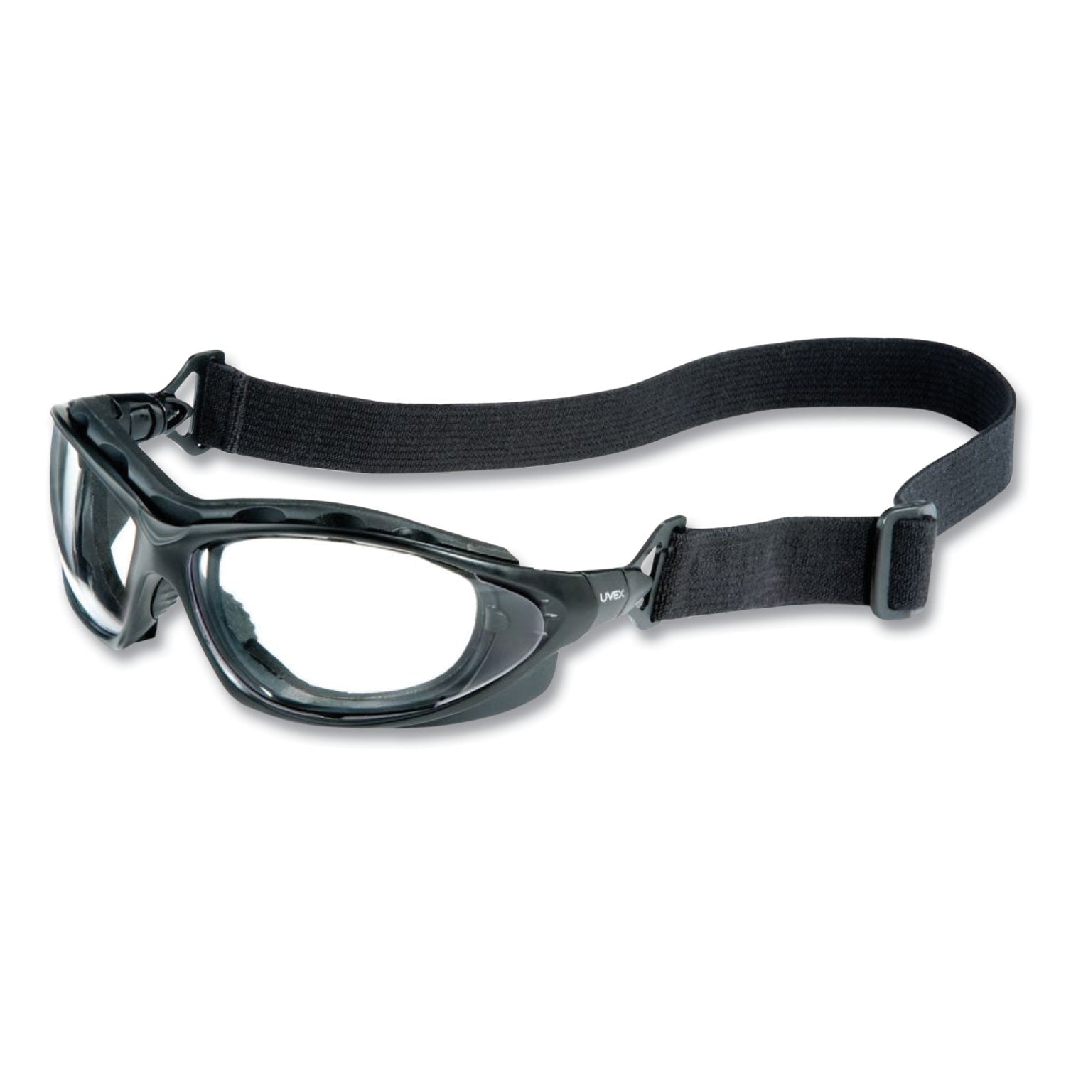 Uvex Seismic Sealed Eyewear, Black Polycarbonate Frame, Clear Polycarbonate Lens (S0600HS)