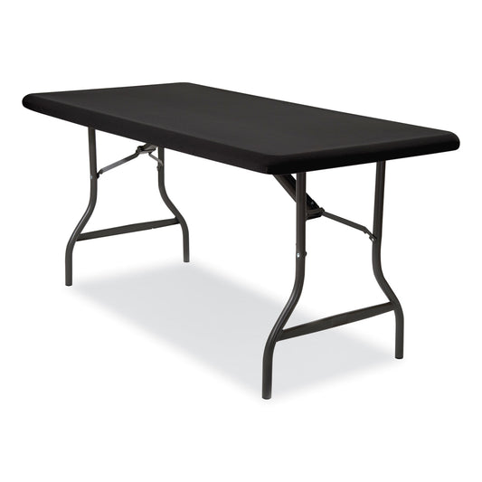 Iceberg iGear Fabric Table Top Cap Cover, Polyester, 30 x 96, Black (16631)