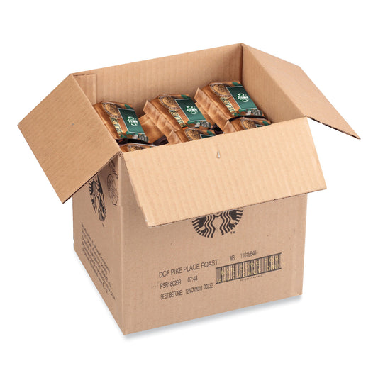 Starbucks Whole Bean Coffee, Decaffeinated, Pike Place, 1 lb, Bag (12540222)