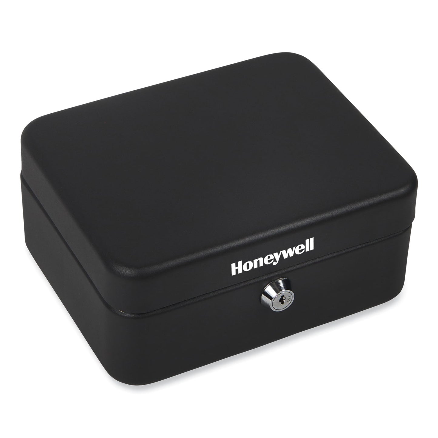 Honeywell Convertible Cash and Key Box with 10 Keys, 7.9 x 6.5 x 3.5, Security Steel, Black (6111)