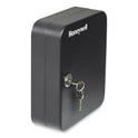 Honeywell 24-Slot Key Box, 6.3 x 2.9 x 7.8, Steel, Black (6105)