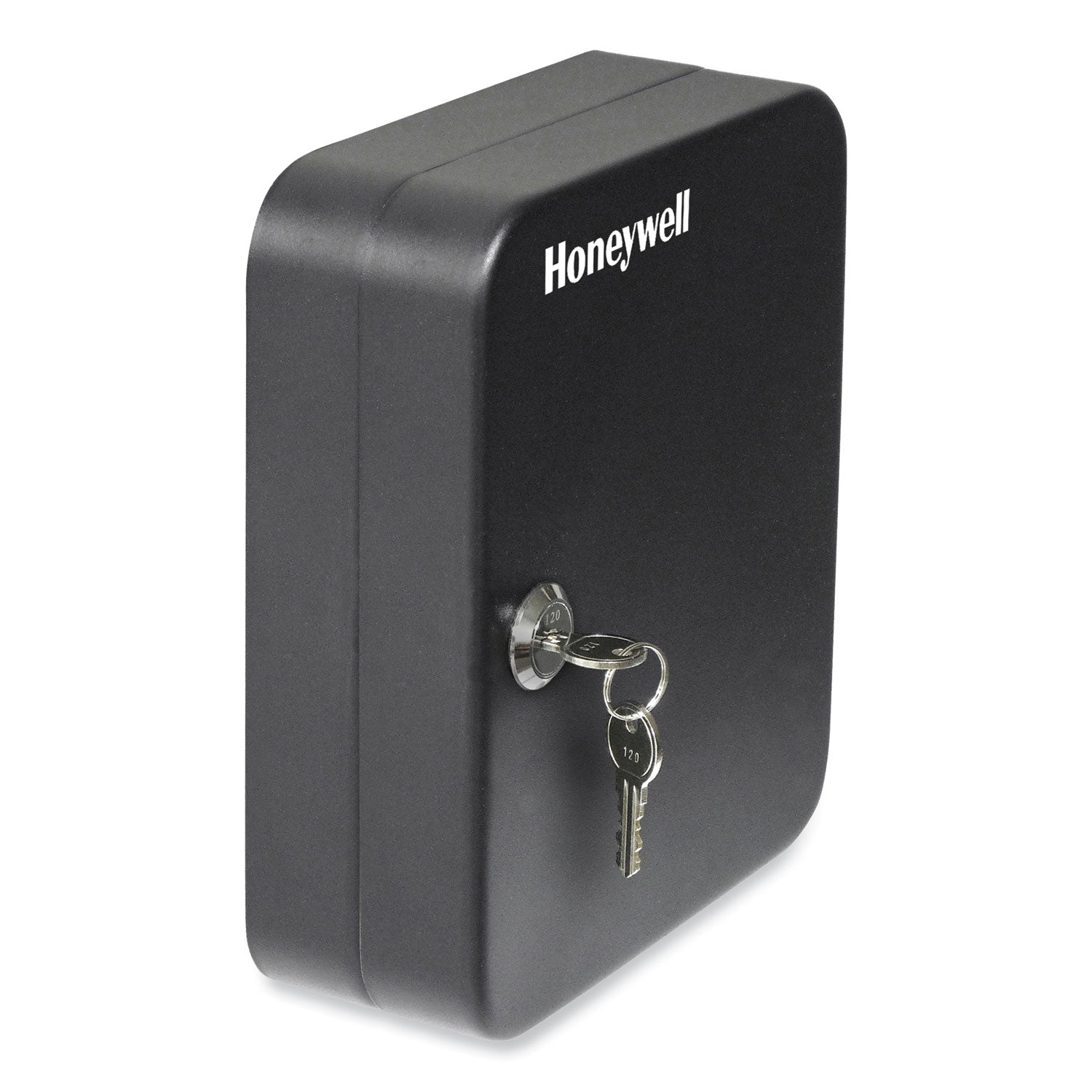 Honeywell 24-Slot Key Box, 6.3 x 2.9 x 7.8, Steel, Black (6105)