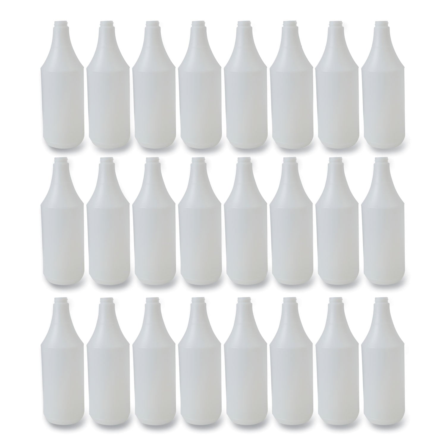 Boardwalk Embossed Spray Bottle, 32 oz, Clear, 24/Carton (00032)