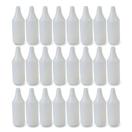 Boardwalk Embossed Spray Bottle, 32 oz, Clear, 24/Carton (00032)