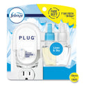 Febreze PLUG Air Freshener Warmer Start Kit, 6.54 x 2.99 x 5.98, Clear/White, 4/Carton (68235)