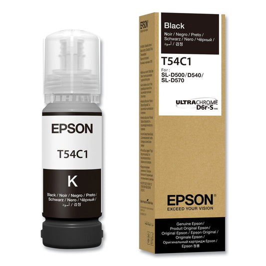 Epson T54C120 (T54C) UltraChrome Ink, 70 mL, Black