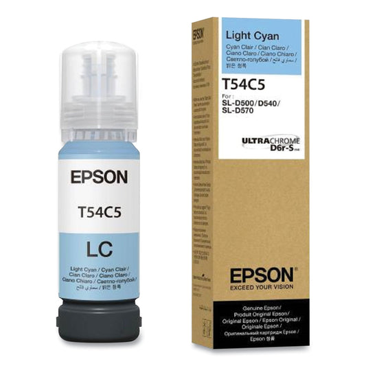 Epson T54C520 (T54C) UltraChrome Ink, 70 mL, Light Cyan