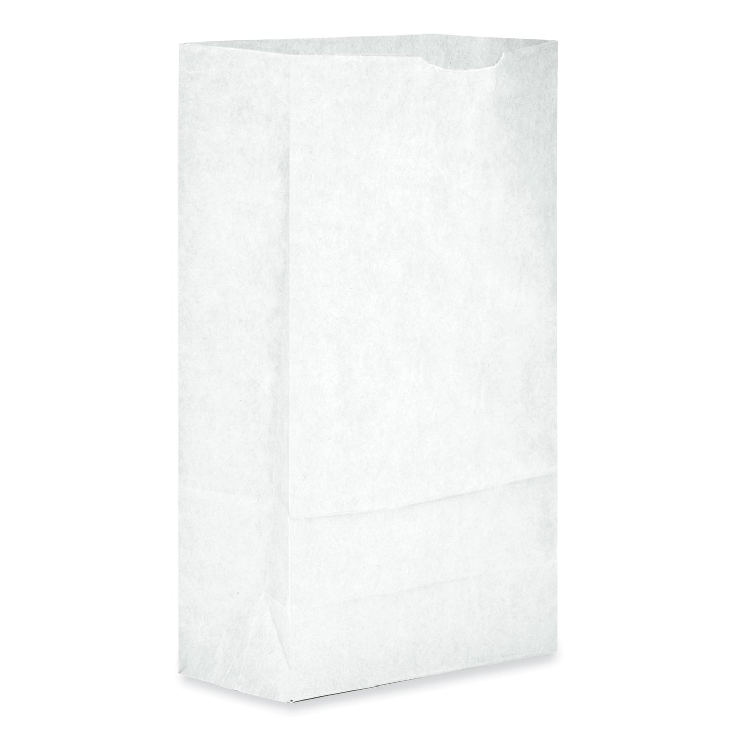 General Grocery Paper Bags, #6 Size, 6" x 3.63" x 11.06", White, 500/Bundle (GW6500)