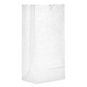 General Grocery Paper Bags, #8 Size, 6.13" x 4.17" x 12.44", White, 500/Bundle (GW8500)