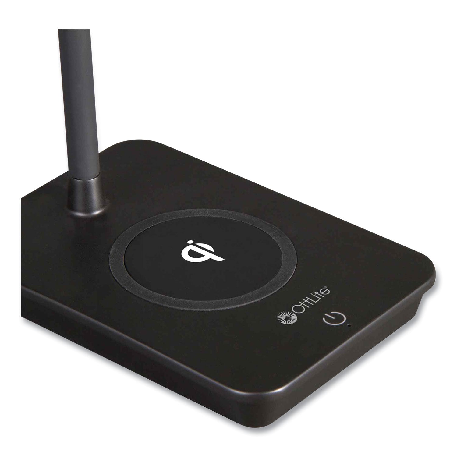 OttLite Wellness Series Infuse LED Desk Lamp with Wireless and USB Charging, 15.5" High, Black (CSA26KUQSHPR)