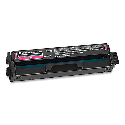 Lexmark 20N10M0 Return Program Toner, 1,500 Page-Yield, Magenta