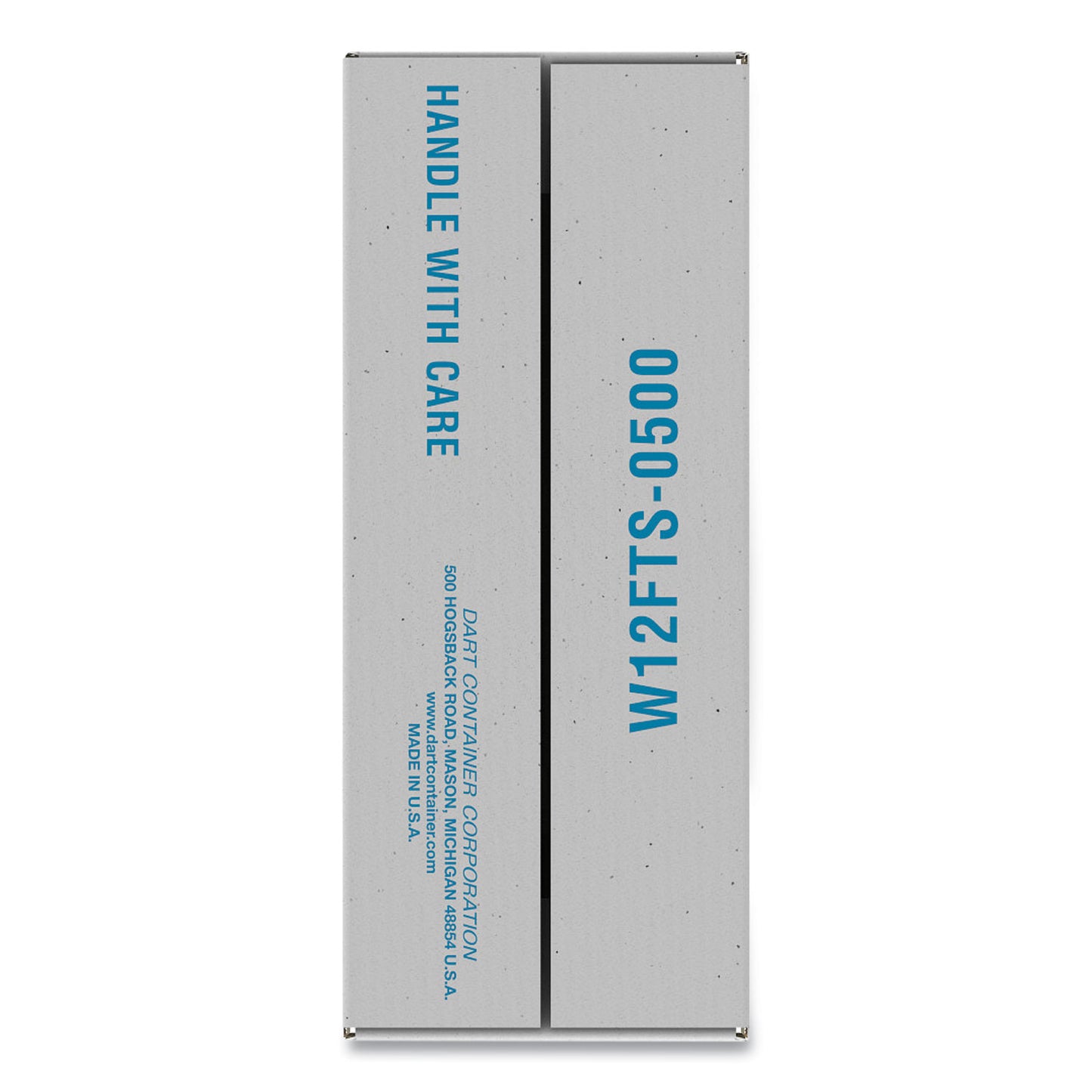 Dart Lids for Foam Cups and Containers, Fits 12 oz Cups, Translucent, 1,000/Carton (W12FTS)