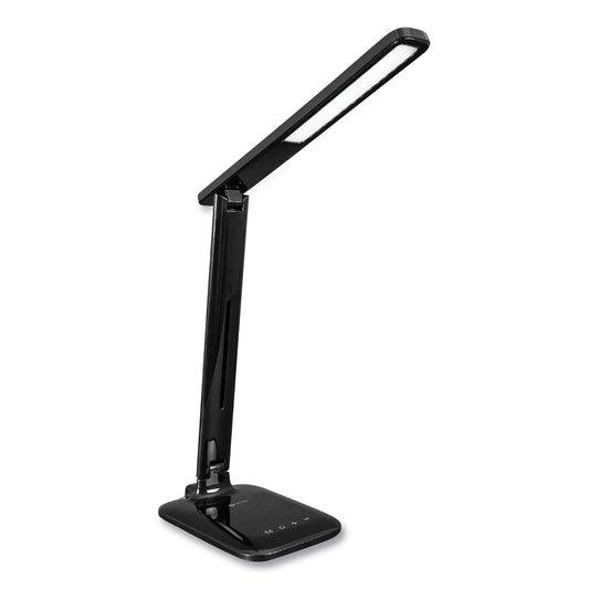 OttLite Wellness Series Slimline LED Desk Lamp, 5" to 20.25" High, Black (CS336G5CSHPR)