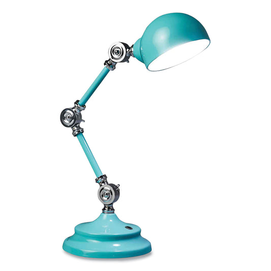 OttLite Wellness Series Revive LED Desk Lamp, 15.5" High, Turquoise (F1485TU9SHPR)