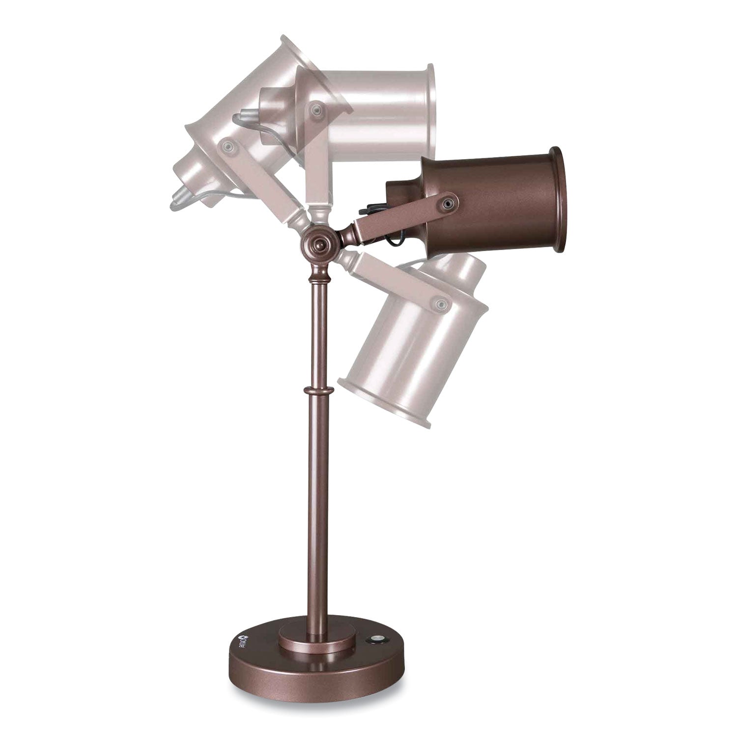 OttLite Wellness Series Restore LED Desk Lamp, 9" to 22", Rubbed Bronze (CS01RB9SHPR)