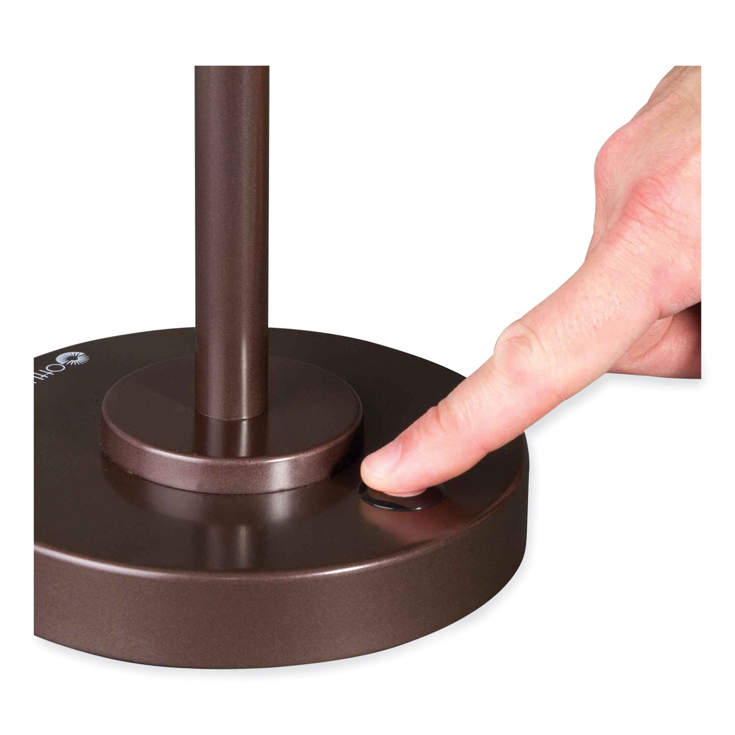 OttLite Wellness Series Restore LED Desk Lamp, 9" to 22", Rubbed Bronze (CS01RB9SHPR)