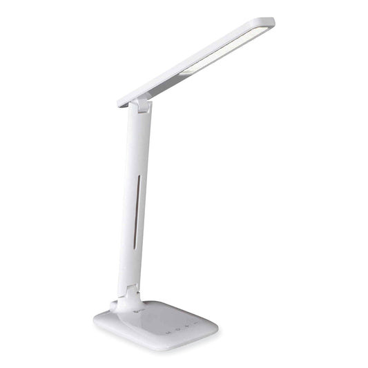 OttLite Wellness Series Slimline LED Desk Lamp, 5" to 20.25" High, White (CS33600CSHPR)