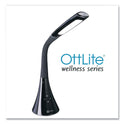 OttLite Wellness Series Swerve LED Desk Lamp, 23.25" High, Black (CSN34KCCSHPR)