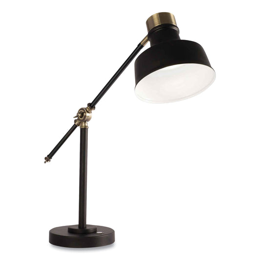 OttLite Wellness Series Balance LED Desk Lamp, 4" to 18" High, Black (CS01KA9SHPR)