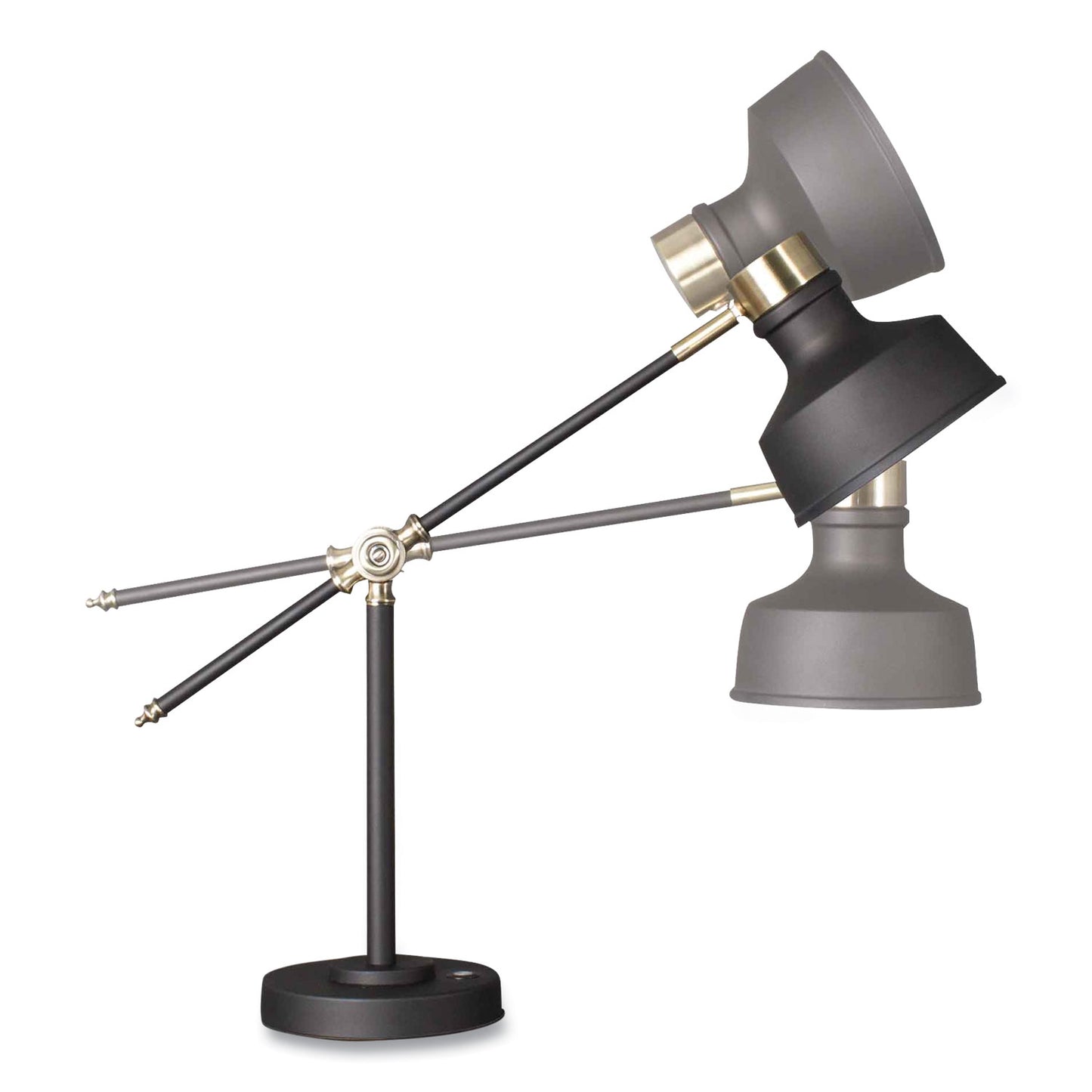 OttLite Wellness Series Balance LED Desk Lamp, 4" to 18" High, Black (CS01KA9SHPR)