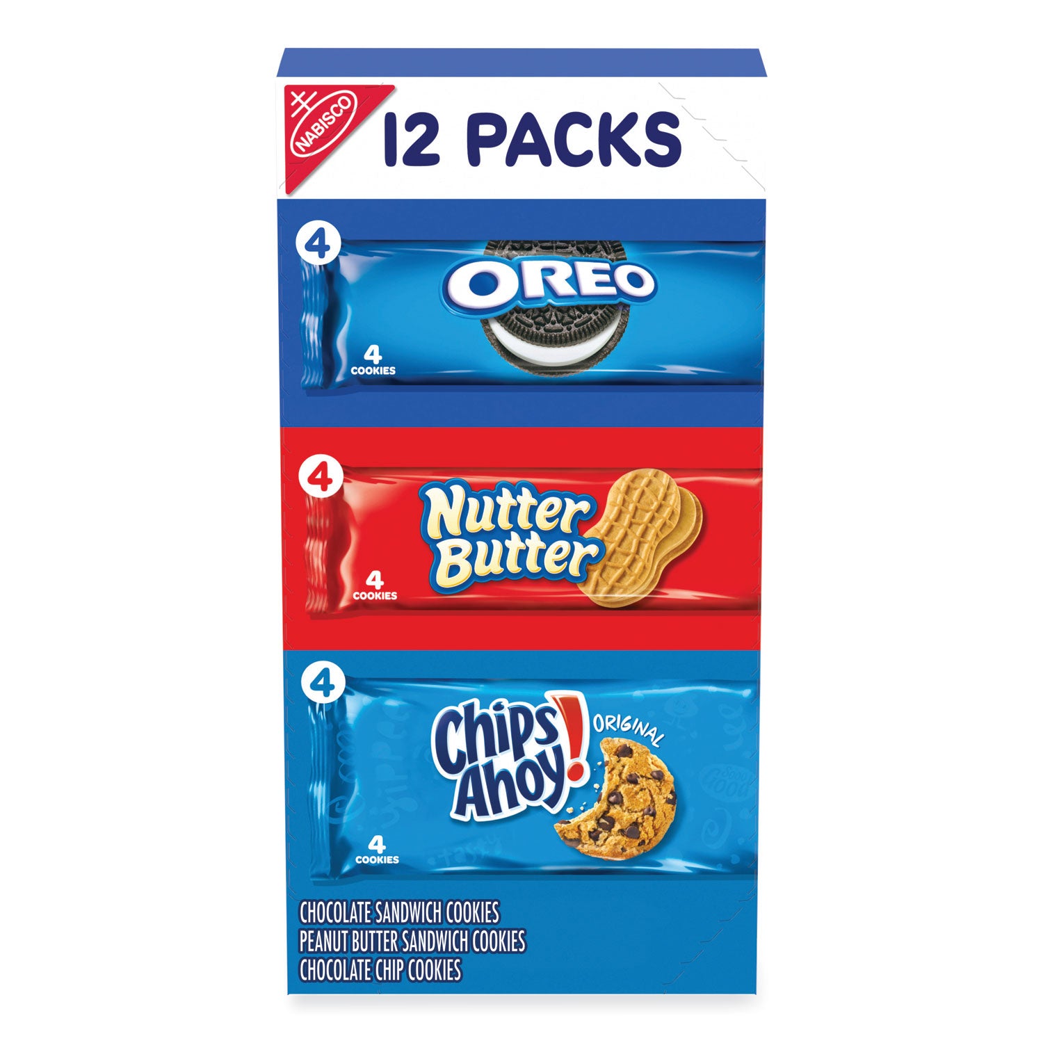 Nabisco Variety Pack Cookies, Assorted, 20 oz Box, 12 Packs/Box (74869)