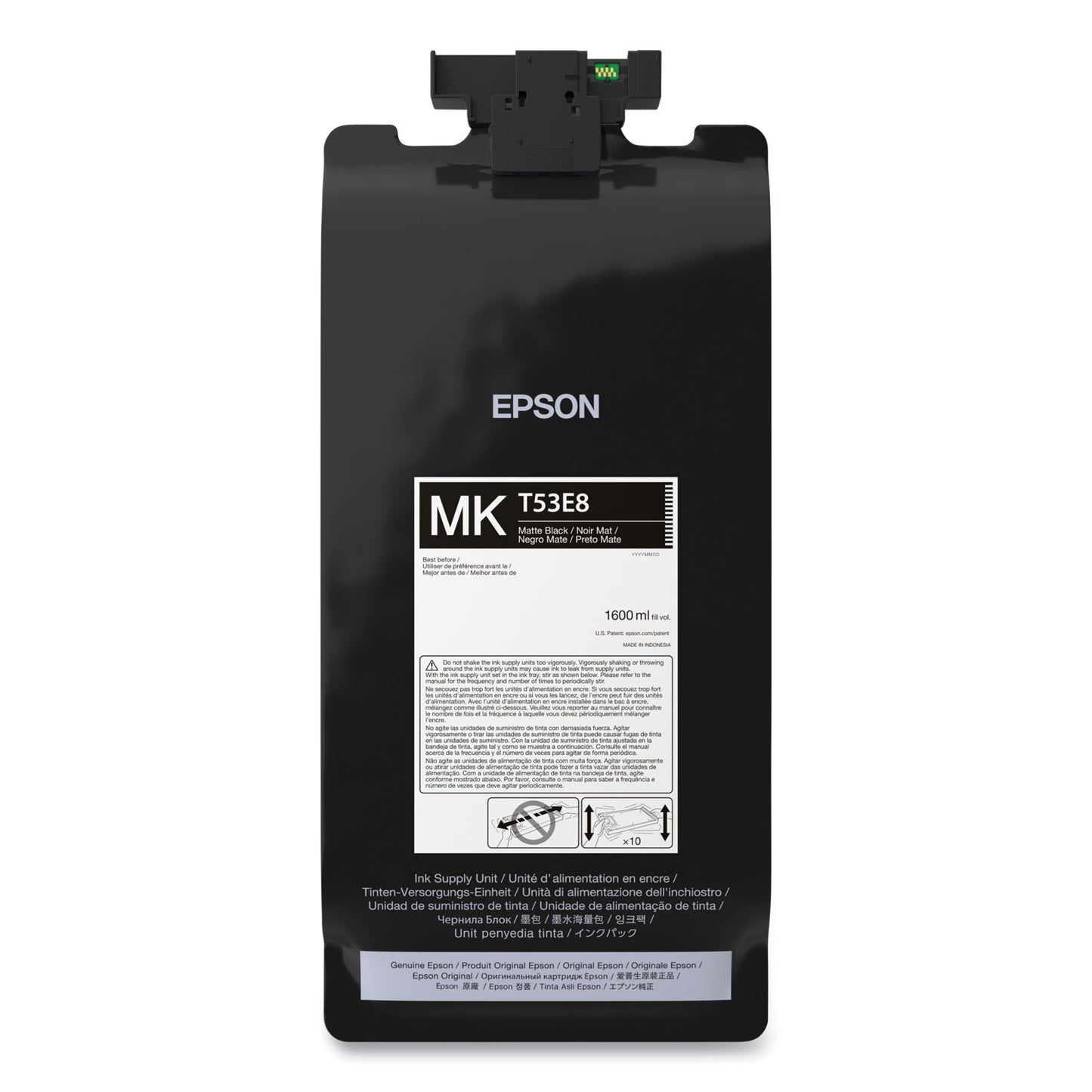 Epson T53E820 (T53E) UltraChrome Ink, Matte Black