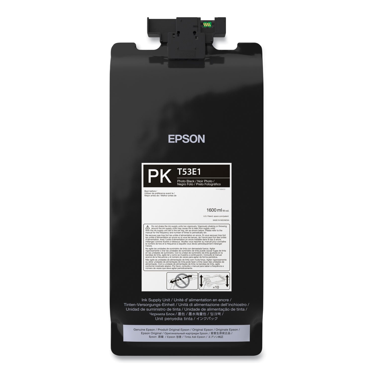 Epson T53E120 (T53E) UltraChrome Ink, Photo Black