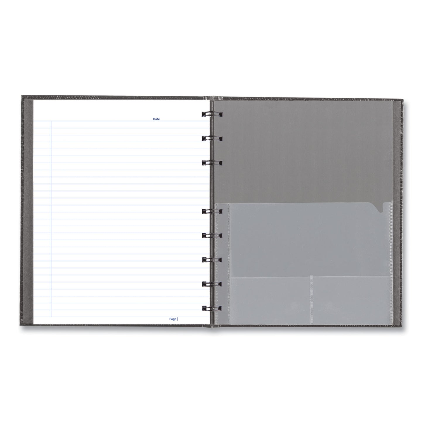 Blueline NotePro Notebook, 1-Subject, Medium/College Rule, Cool Gray Cover, (75) 9.25 x 7.25 Sheets (A7150GRY)